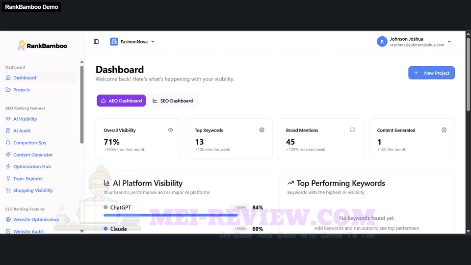 RankBamboo-Demo-1-Dashboard