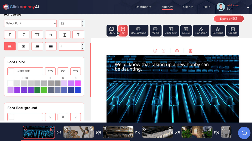 ClickAgencyAI-Demo-5-customize-video-ads