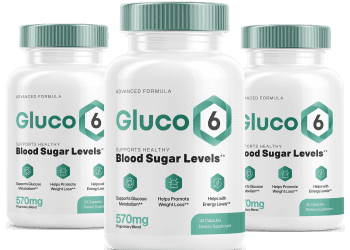 three Gluco6 bottles