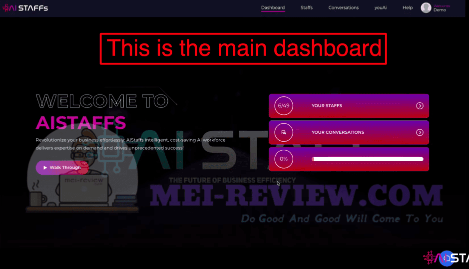 AIStaffs-Demo-1-Dashboard