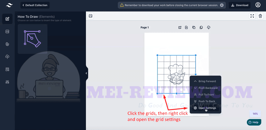 How-To-Draw-Books-Generator-Demo-10-Grid-Settings