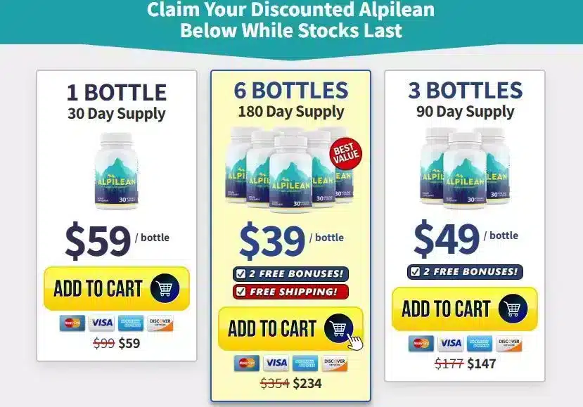 Alpilean Price