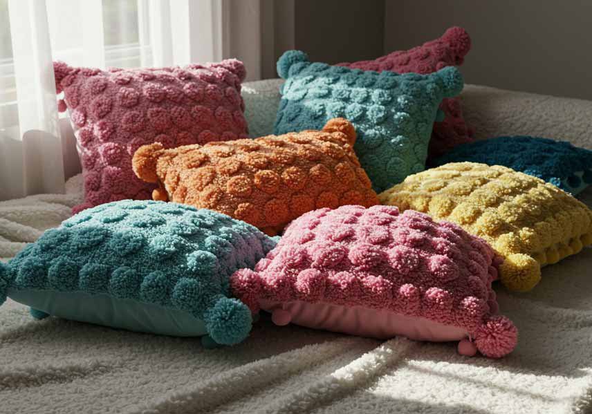 Pom Pom Pillows