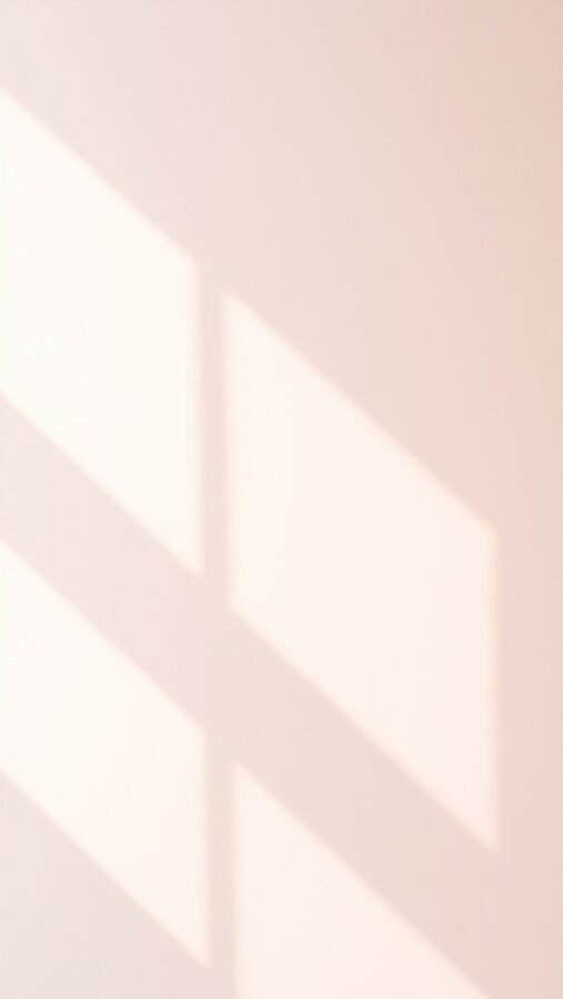 Minimalist pastel pattern with soft hues and subtle light play