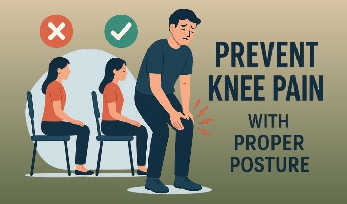knee pain sitting and standing habit