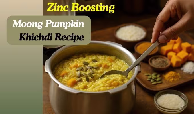 Moong Pumpkin Khichdi