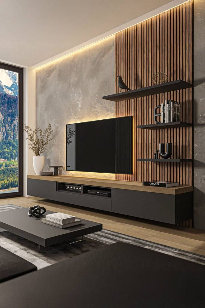 7 Living Room TV Wall Ideas: Designing the Perfect Focal Point 5 1e18a2f468694aa9fd106d2f54f46926