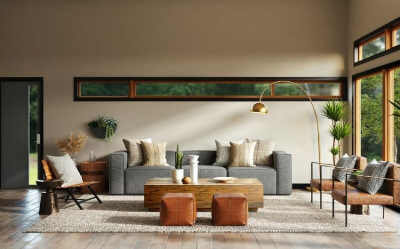 Title living room interior design