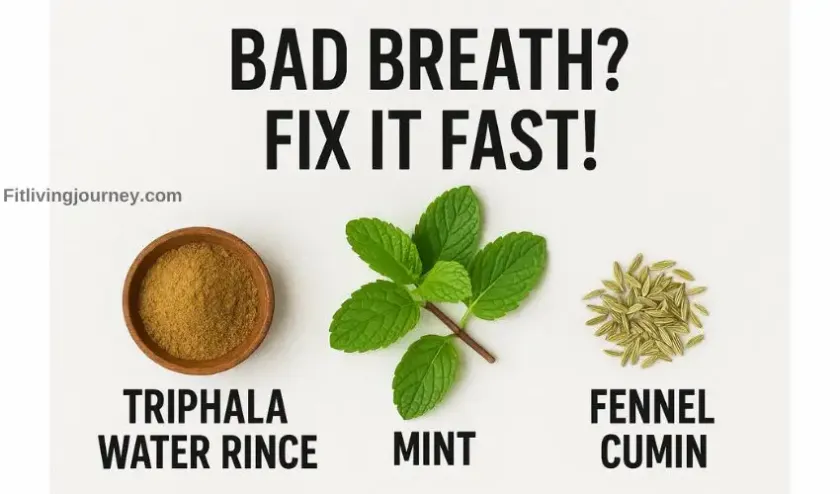 Bad breath treatment at home