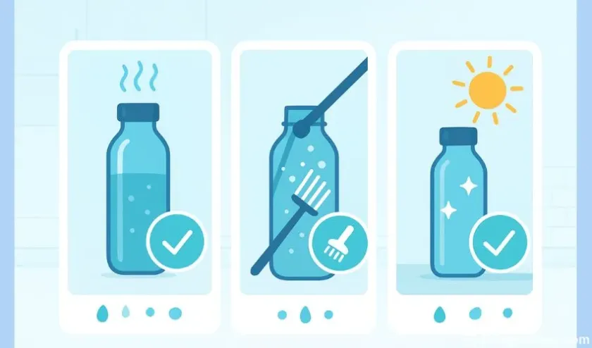 how to clean Water Bottle