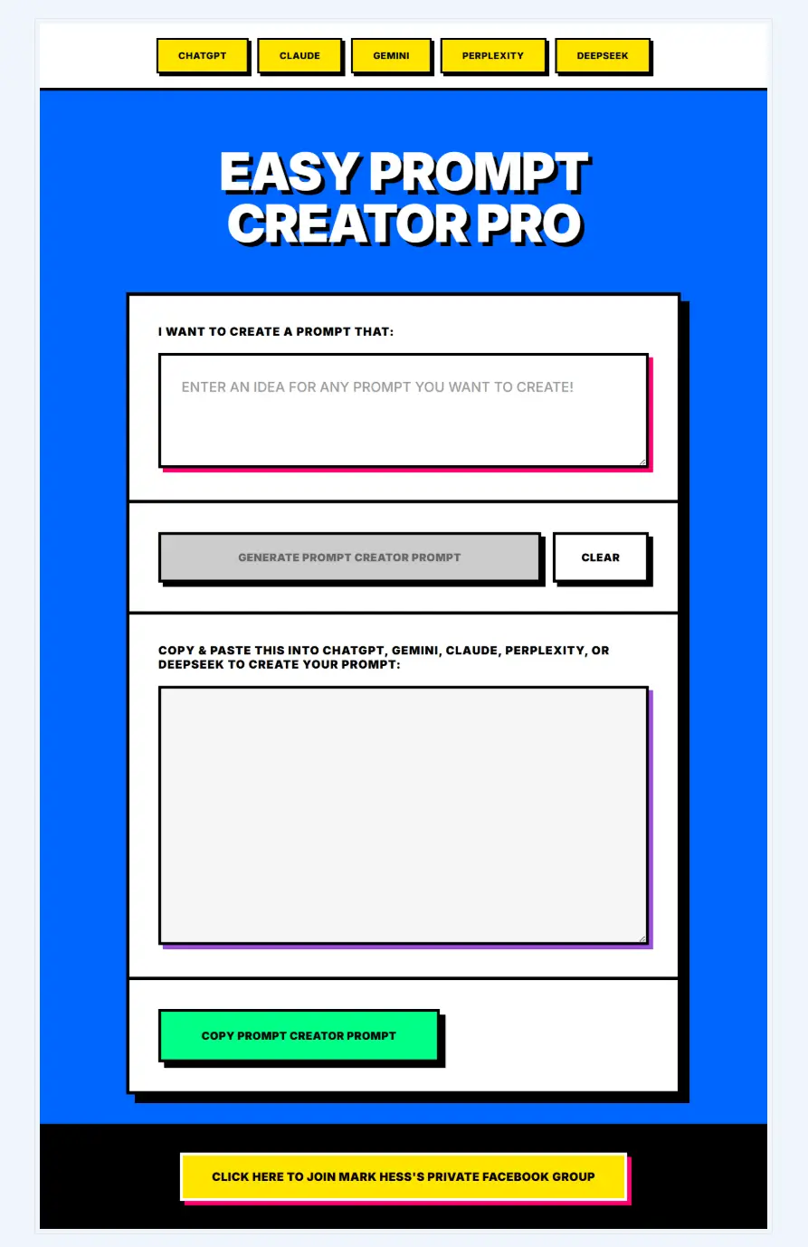 Easy-Prompt-Creator-Pro-Overview