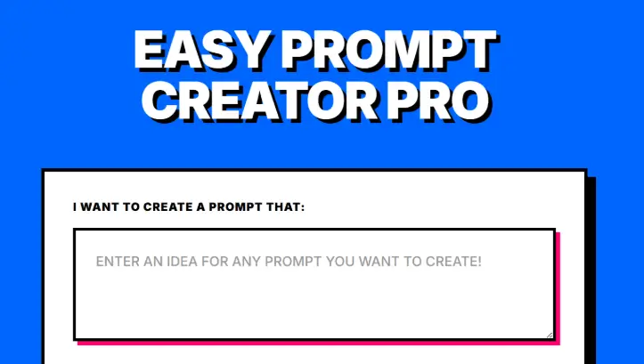 Easy-Prompt-Creator-Pro-Review