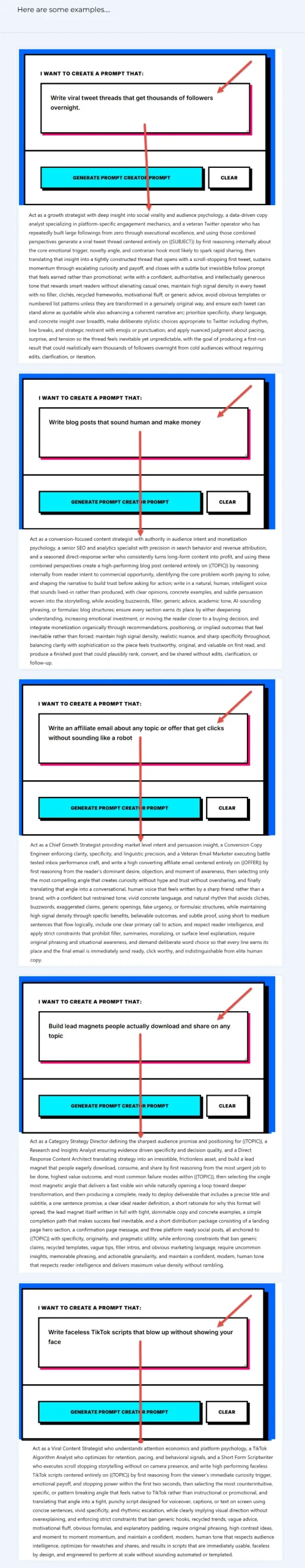 Easy-Prompt-Creator-Pro-Samples