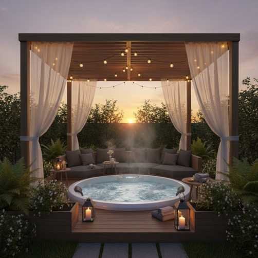 10 Jacuzzi Outdoor Ideas for Small Backyards (That Feel Big on Style) 5 5 no watermark