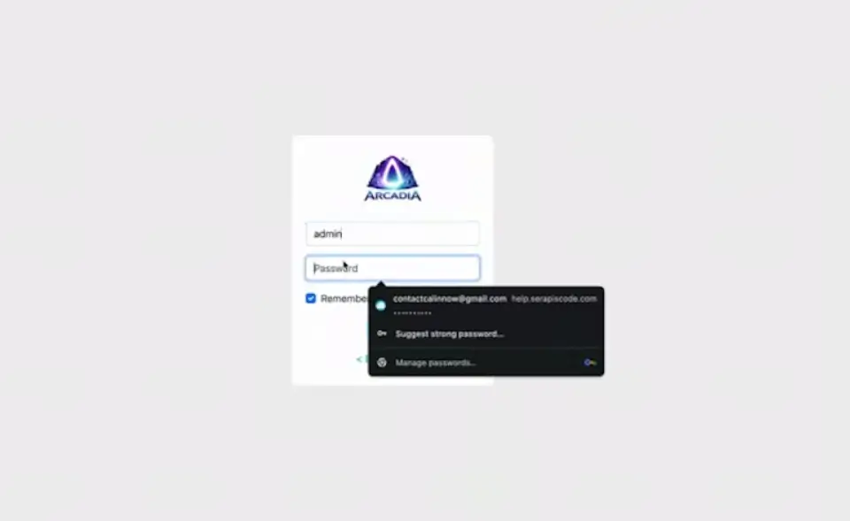 Arcadia-Step-1-login