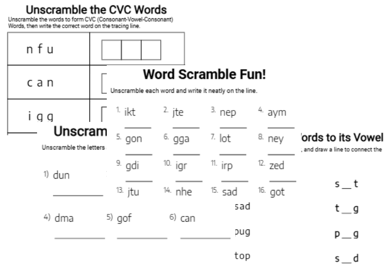 CVC-Worksheets-Generator-Feature-12-layouts