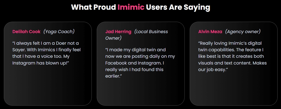 Imimic-feedback