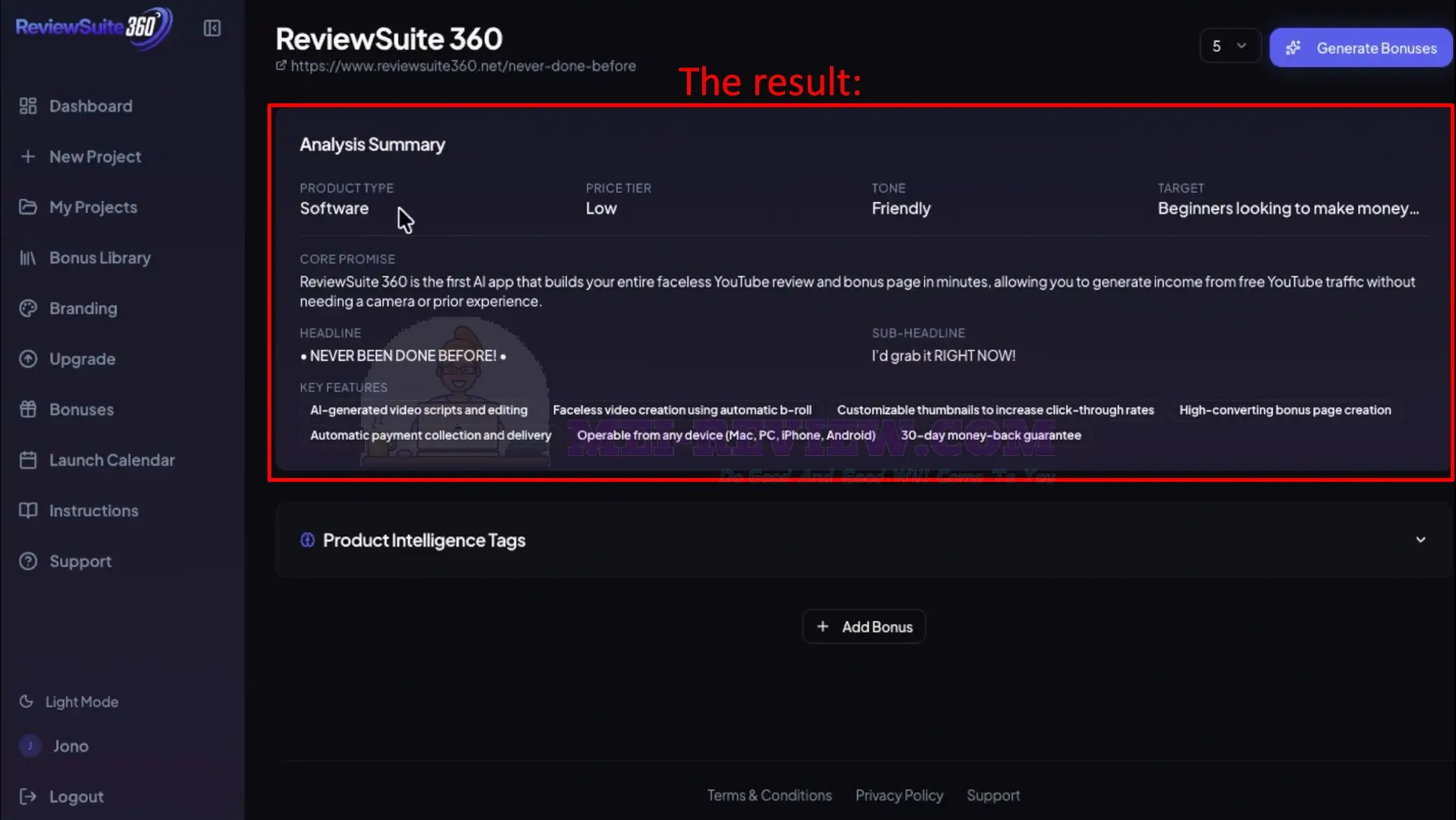 ReviewSuite360-Demo-6-result