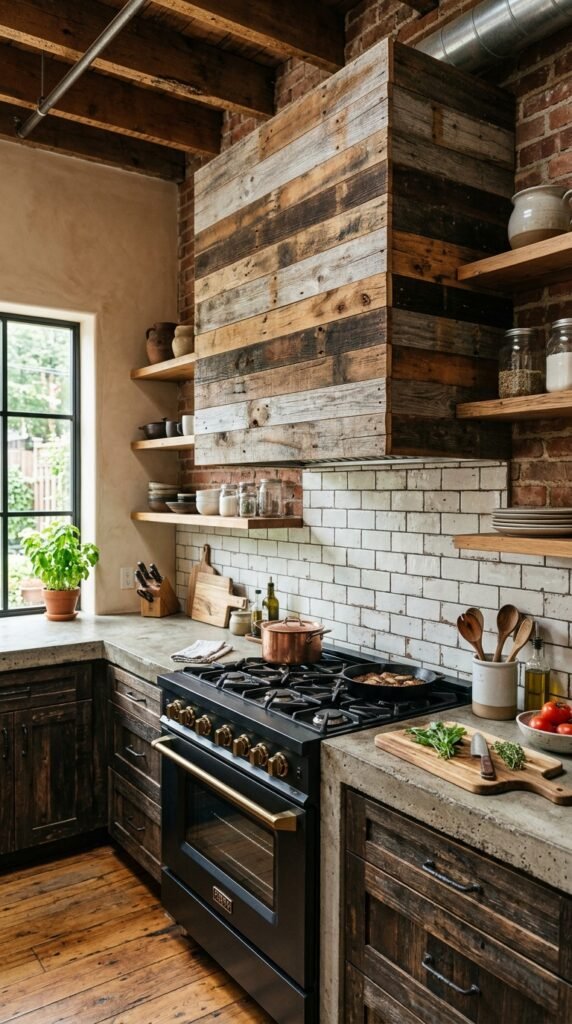 8 DIY Vent Hood Cover Ideas to Transform Your Kitchen 3 Rusticindustrial kitchen vent hood cb1a327b3b