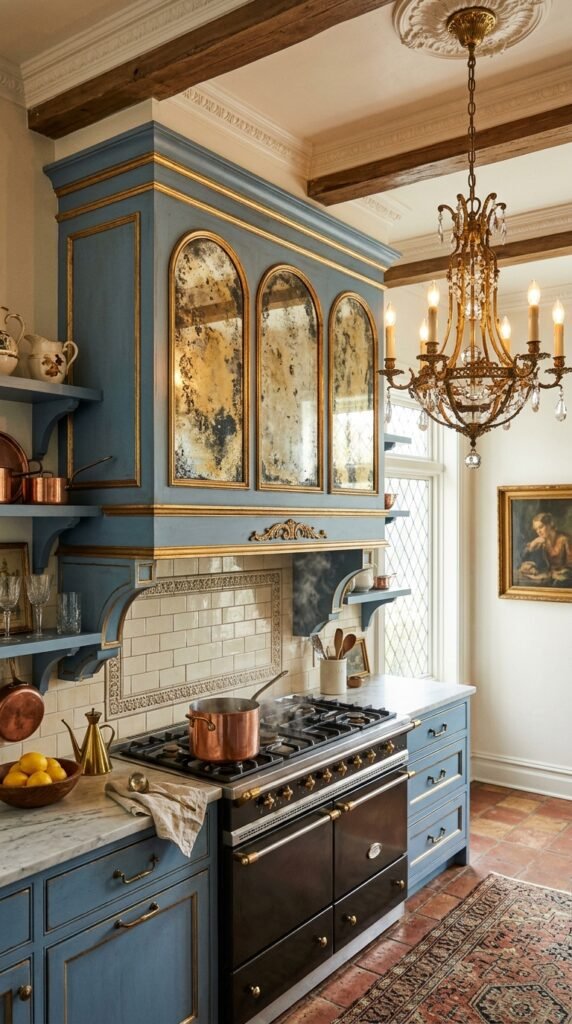 8 DIY Vent Hood Cover Ideas to Transform Your Kitchen 5 Vent hood with mirror glass dbf5303c79