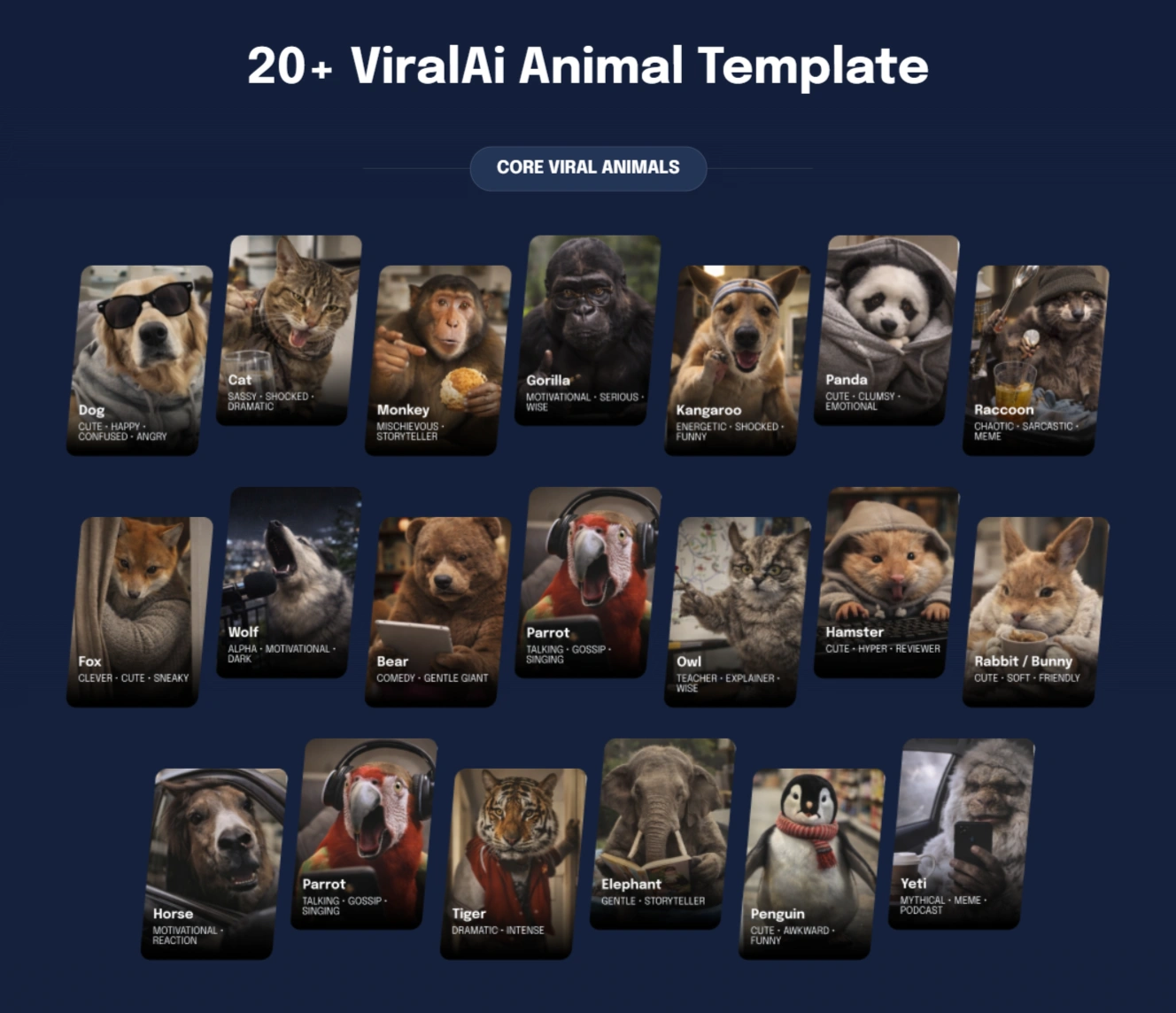 Viral-Characters-AI-Library-2-Animal