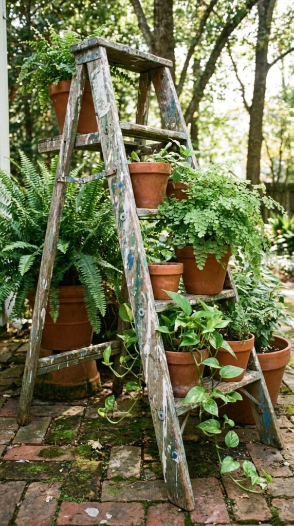Wooden ladder with 202603222242