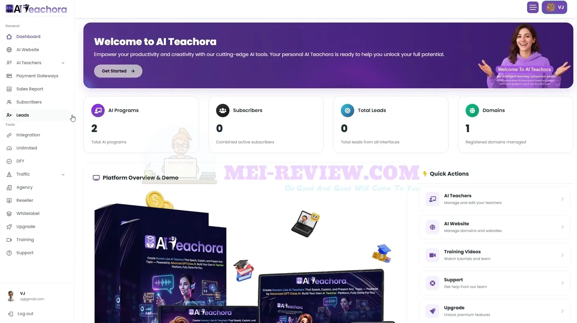 AI-Teachora-Demo-1-dashboard