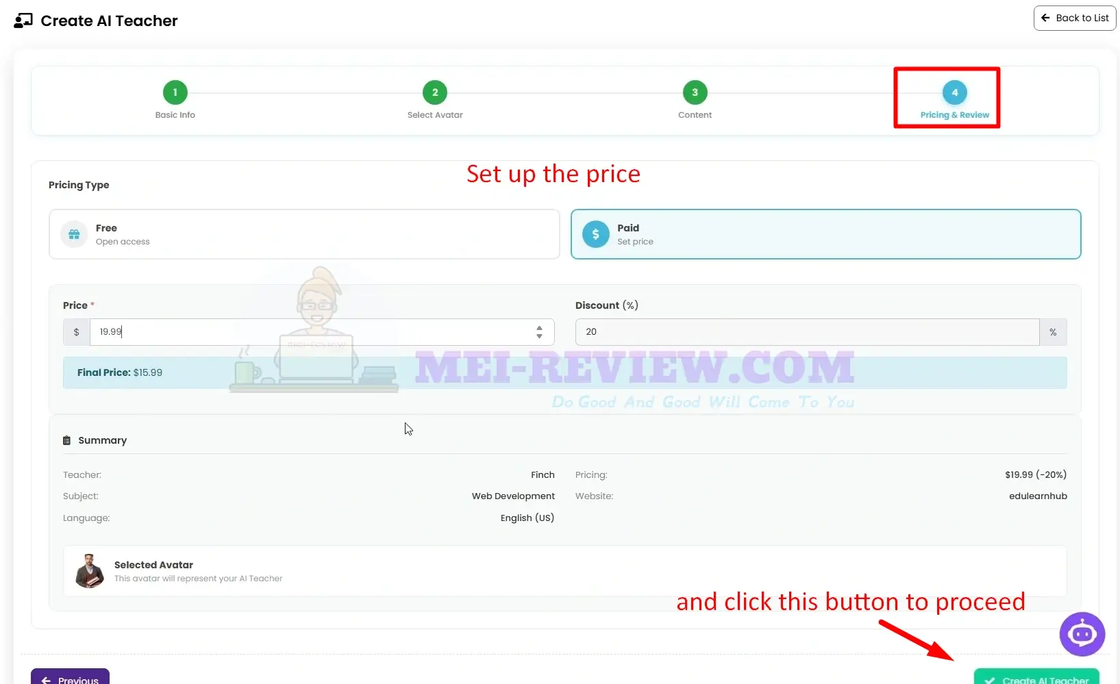 AI-Teachora-Demo-10-price