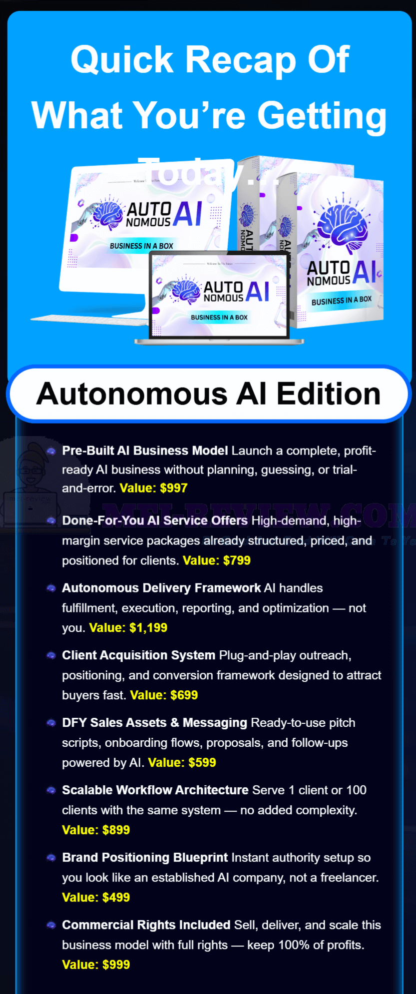 Autonomous-AI-OTO-4-Business-pricing-recap