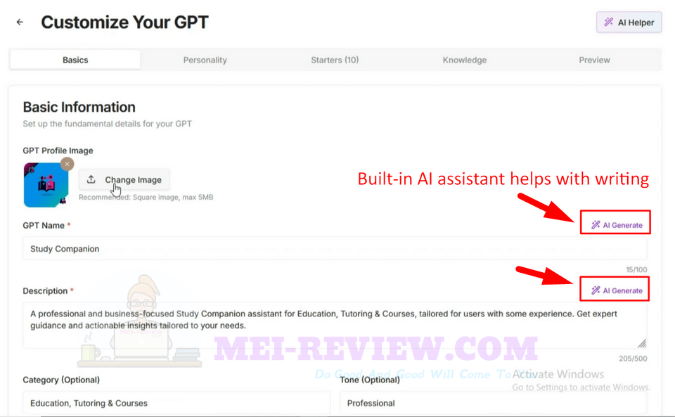 GPT-Store-Builder-Demo-11-customize