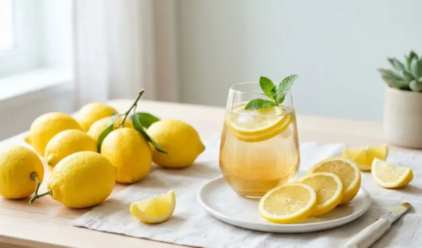 Lemon and Ashwagandha Water