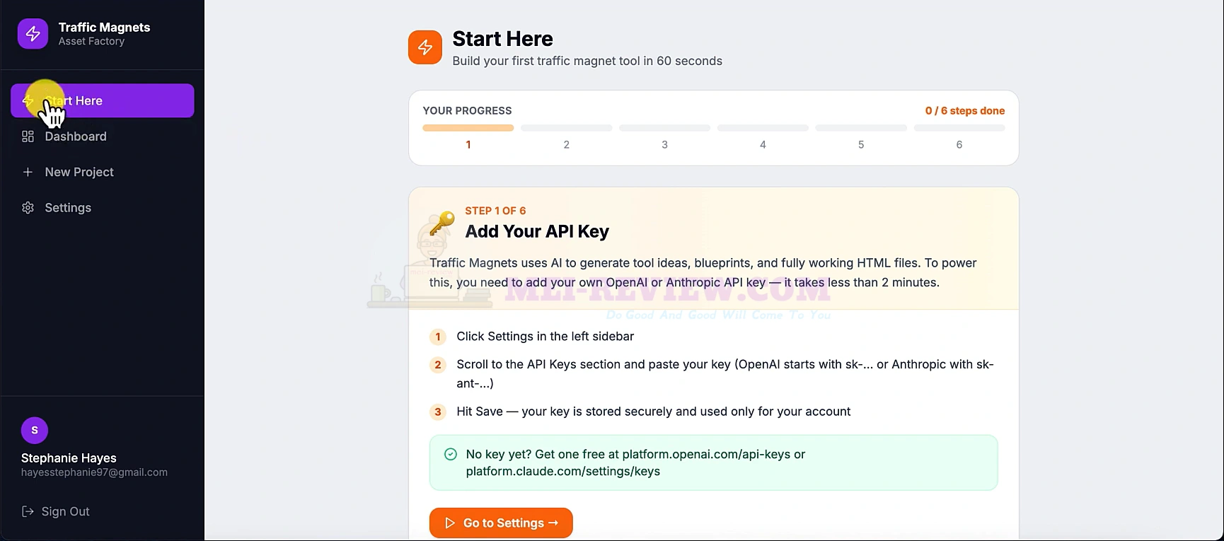 Traffic-Magnets-Demo-1-API-keys