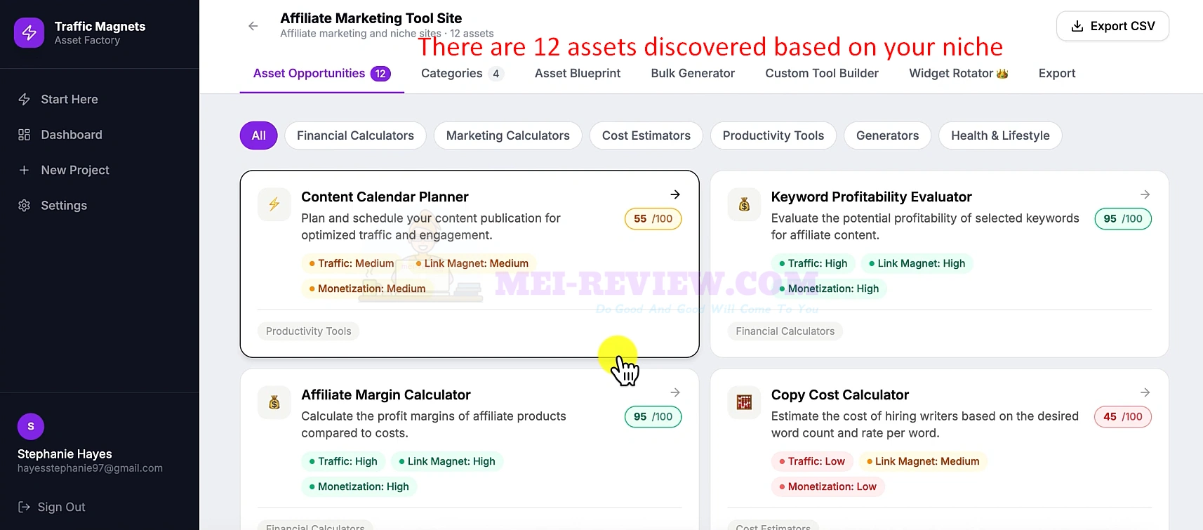 Traffic-Magnets-Demo-6-tools-discovered