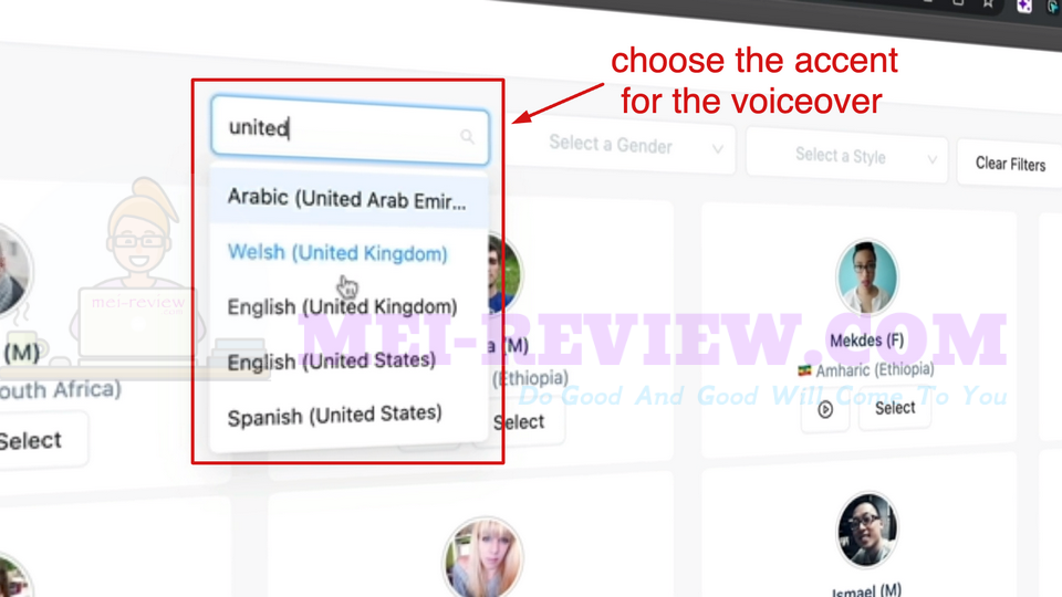 VoiceMotionsAI-Demo-3-Choose-Accent