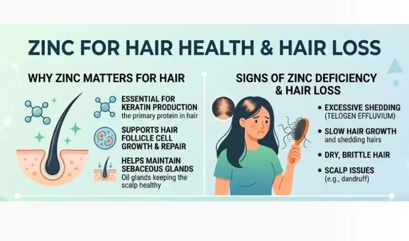Zinc for hair