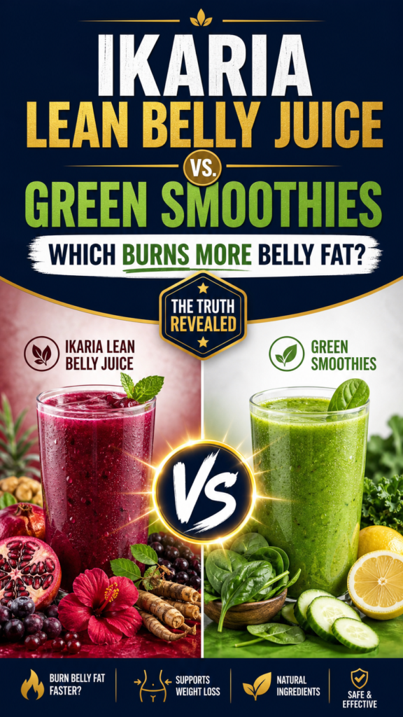 Ikaria Lean Belly Juice vs. Green Smoothies: Which Burns More Belly Fat? 1 601d2f96 ebda 4dd3 ae2a 574c4279af2b