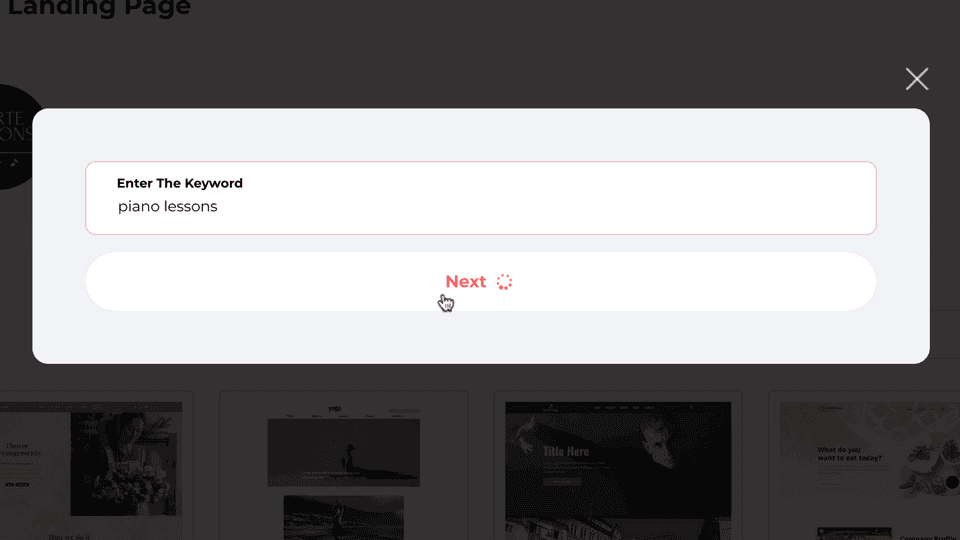 ClickAgencyAI-Demo-1-Enter-Keyword