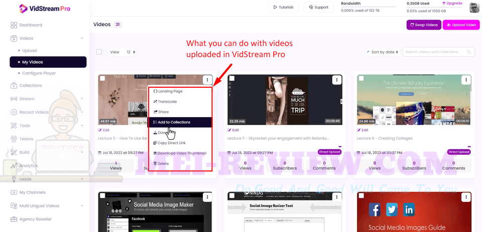 VidStream-Pro-demo-2-import-videos