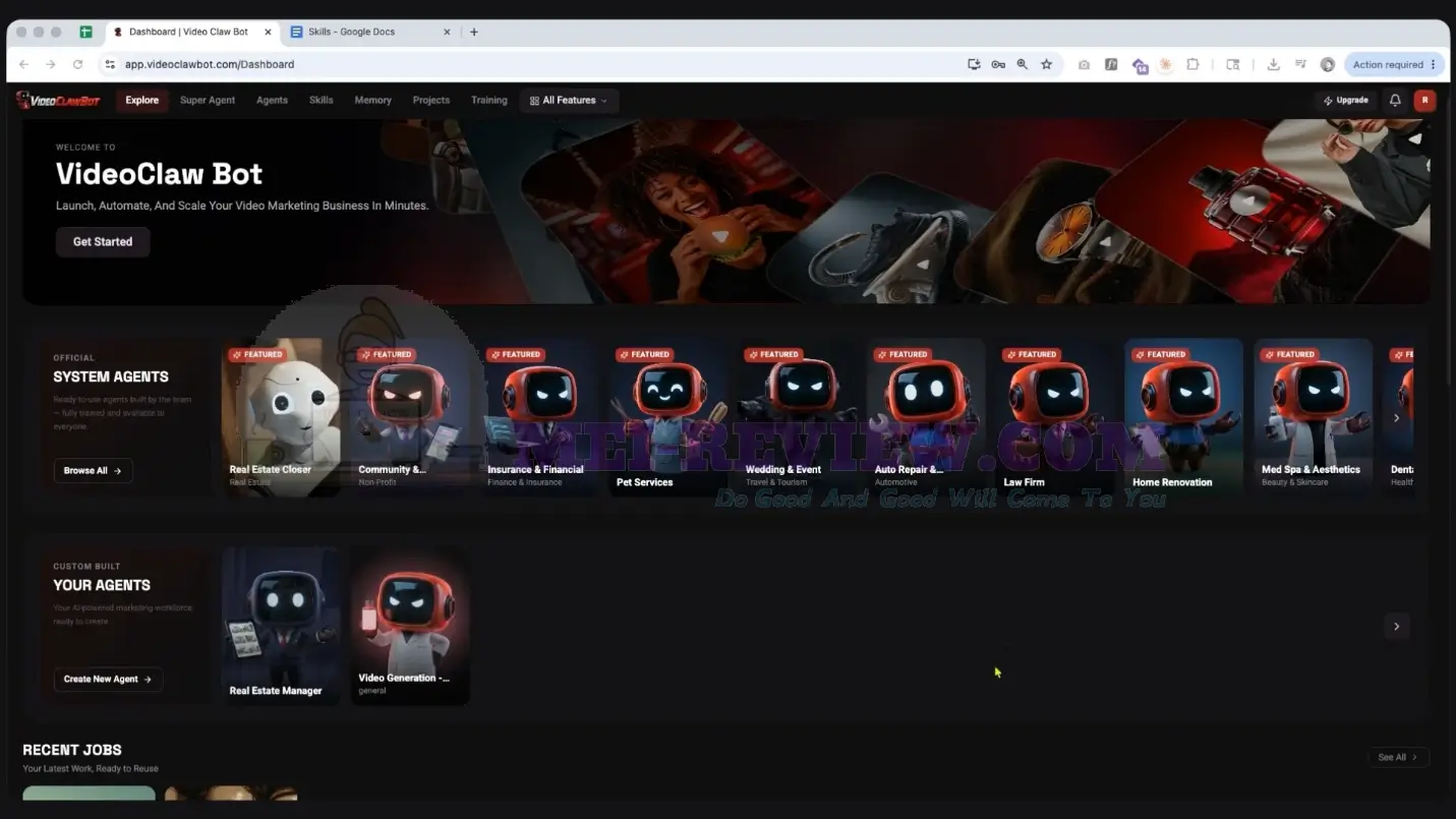 VideoClawBot-Demo-1-dashboard