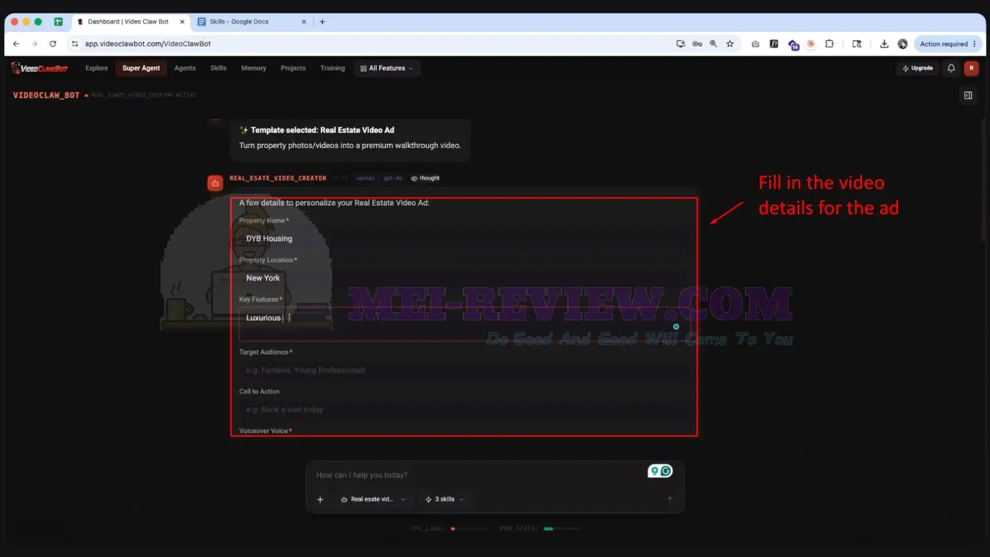 VideoClawBot-Demo-8-template