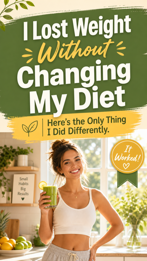 I Lost Weight Without Changing My Diet — Here's the Only Thing I Did Differently 1 d49a6561 87af 41df b8fd 3ad72a29fc5f