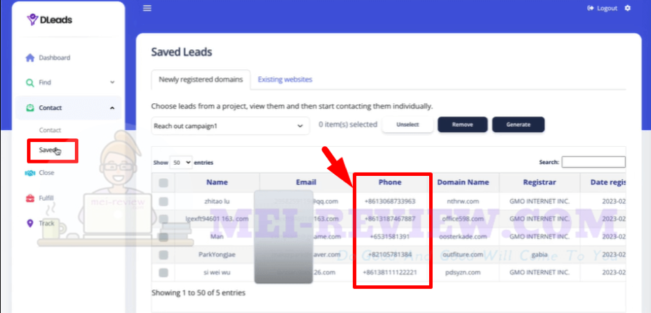 dLeads-Demo-10-Saved-Leads