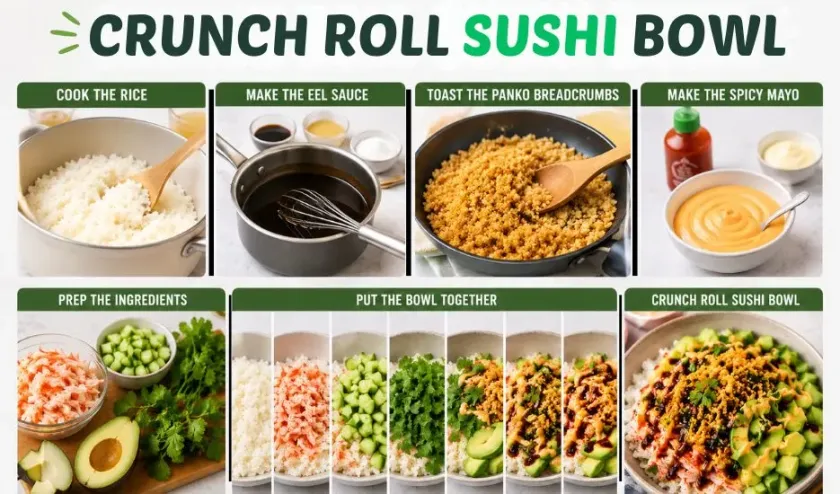 Crunch Roll Sushi Bowl