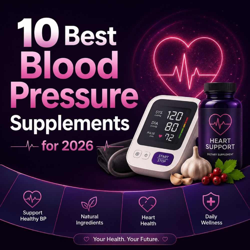 10 Best Blood Pressure Supplements for 2026