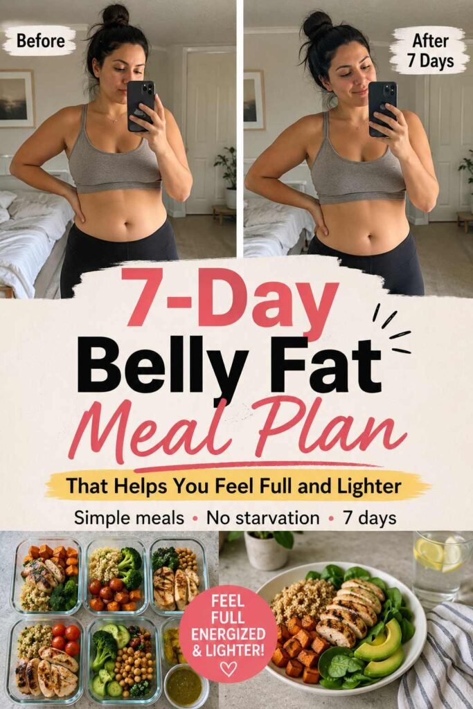 7-Day Belly Fat Meal Plan That Helps You Feel Full and Lighter 1 1