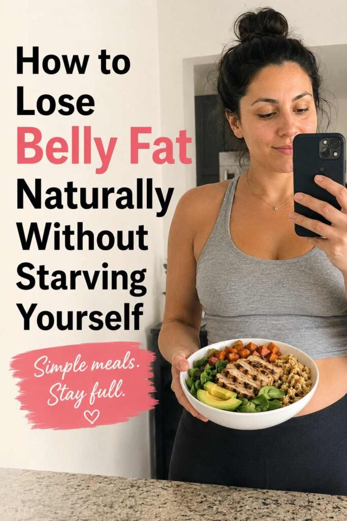 How to Lose Belly Fat Naturally Without Starving Yourself 1 2