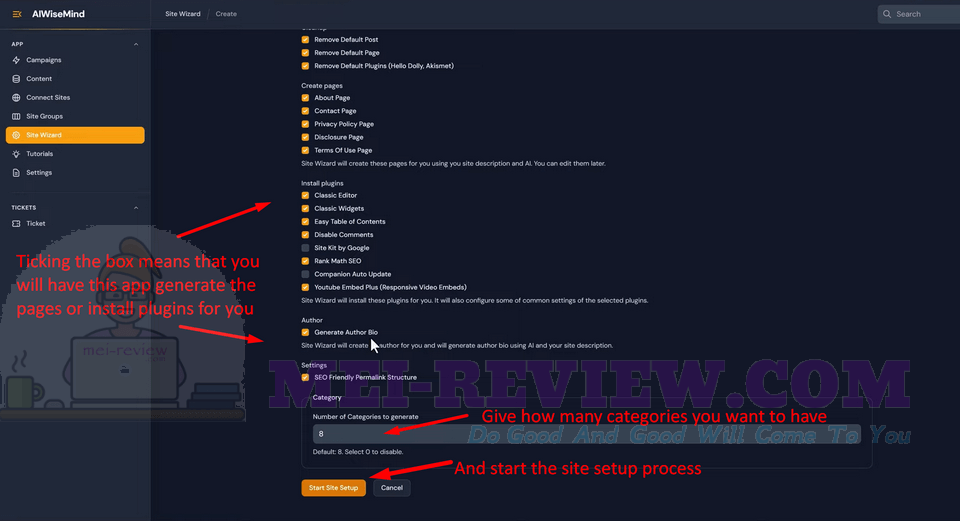 AiWiseMind-Demo-4-setup-pages