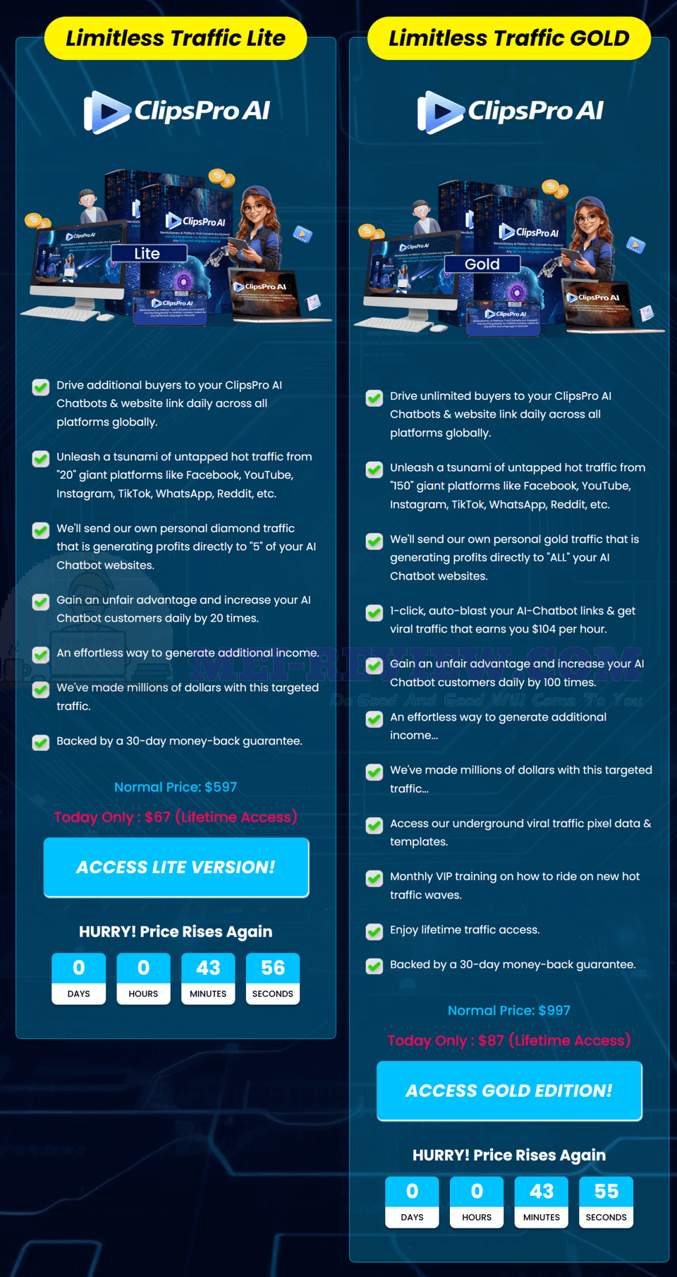 ClipsPro-AI-OTO-6-pricing-recap