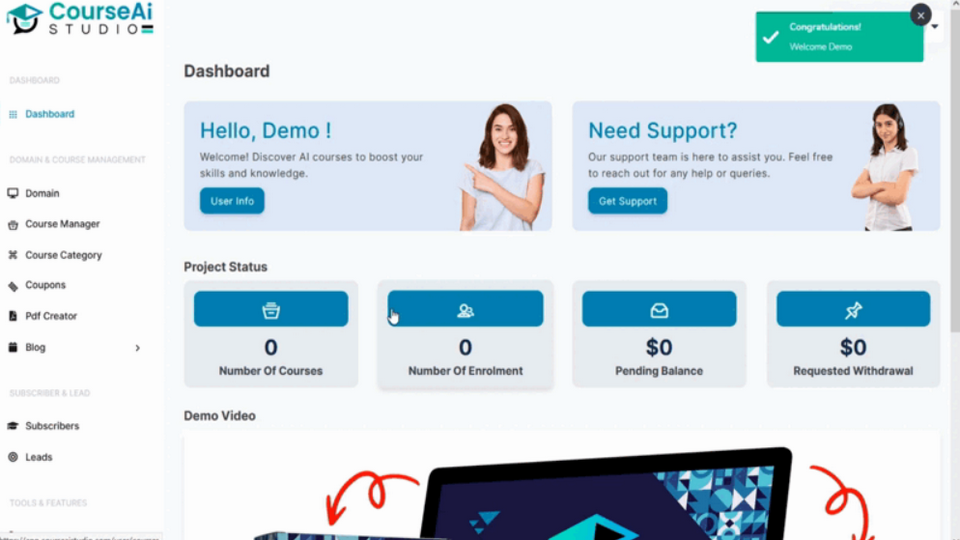 CourseAI-Studio-Step-1-get-started