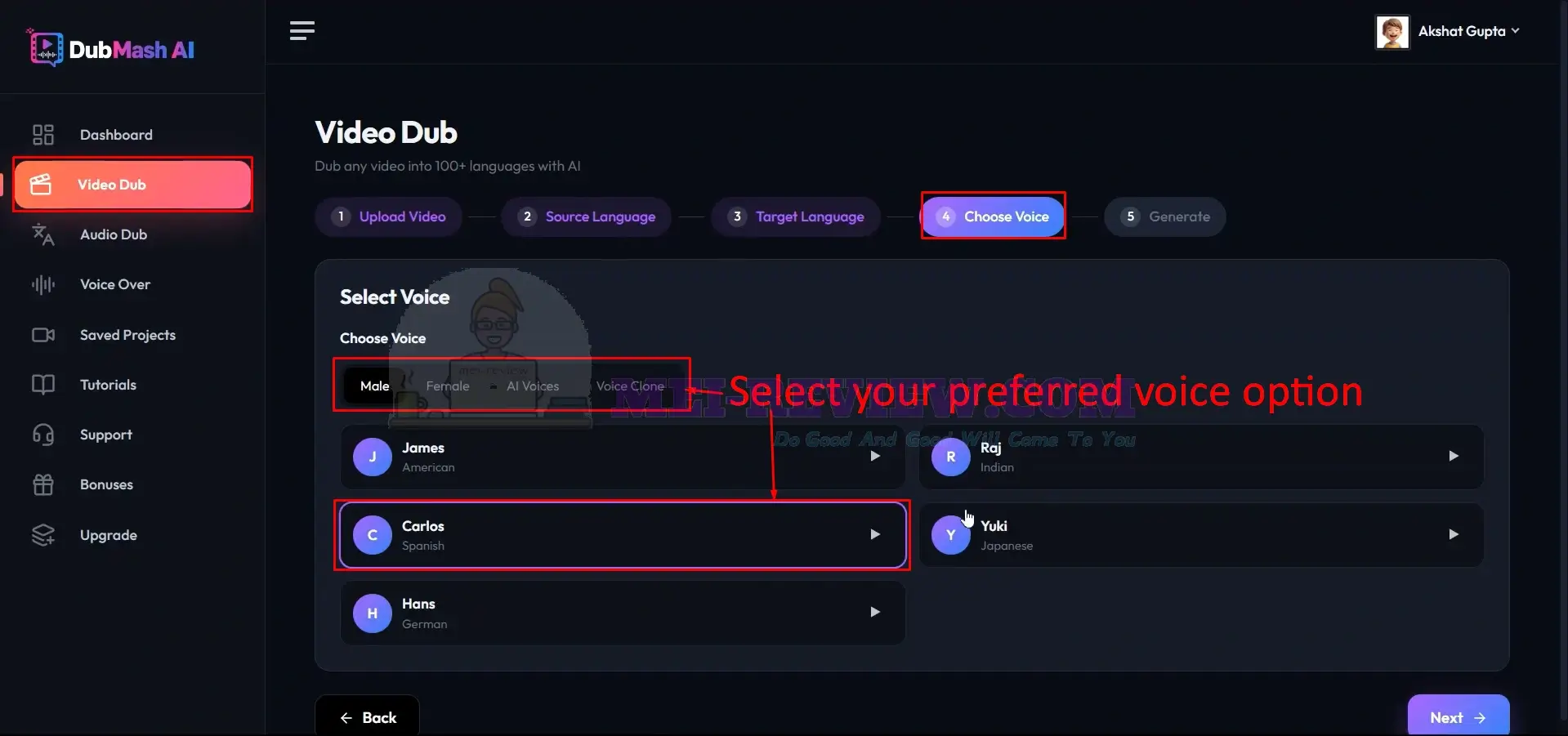 DubMash-AI-Demo-5-voice